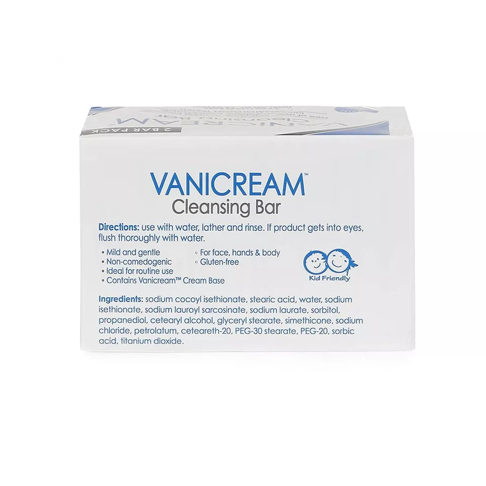 Vanicream Cleansing Bar 2 Pack 3.9oz Each Fresh New